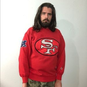 VINTAGE LEE SPORT SAN-FRANCISCO 49ERS PULL OVER